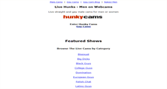Desktop Screenshot of hunkycams.com